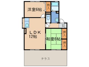 COZYCOURT　B棟の物件間取画像